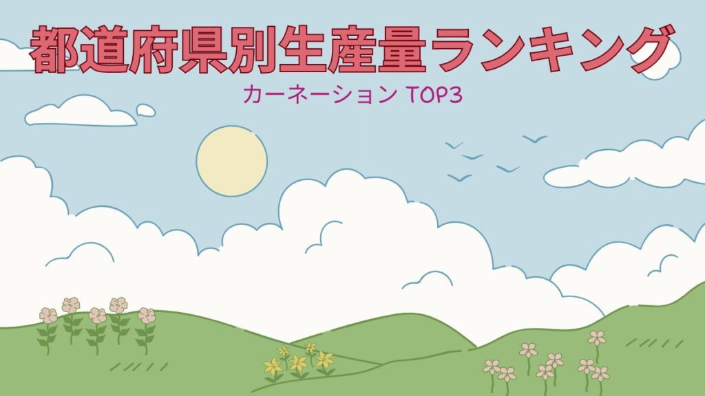 都道府県別生産量ランキング
母の日