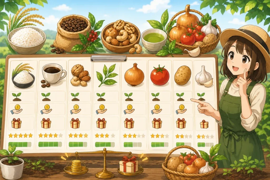 商品ごとの特徴とお得度を紹介
