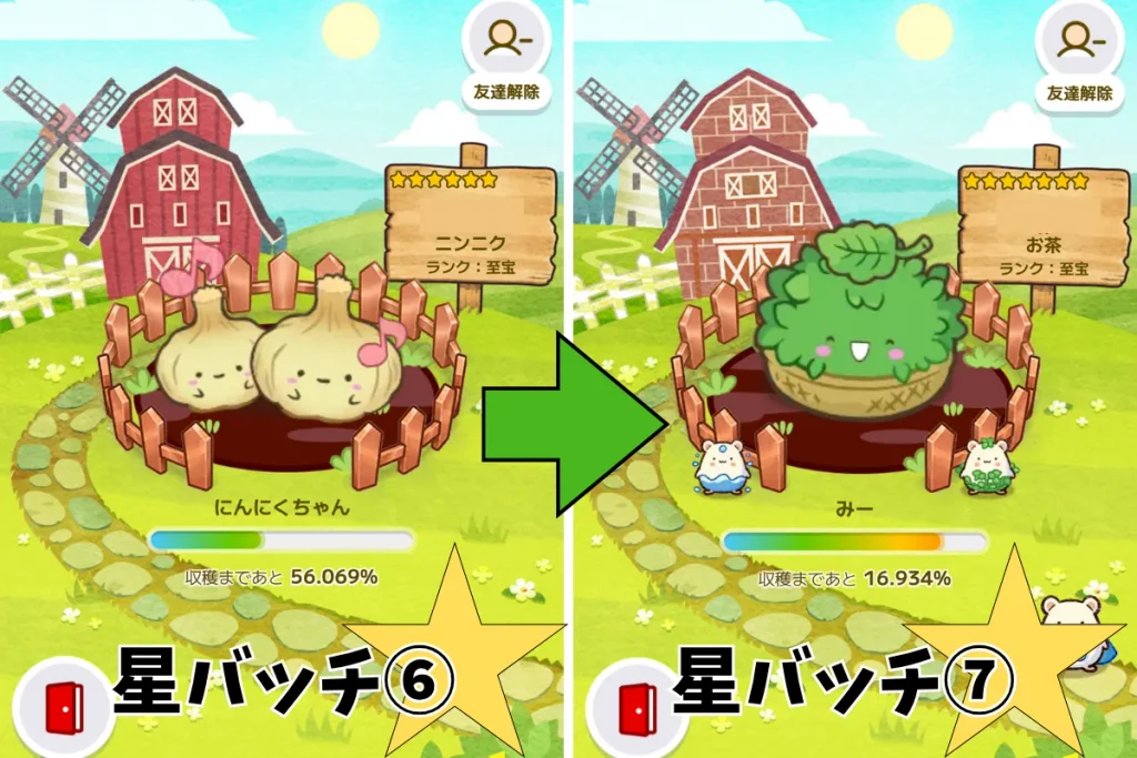 星バッチ⑦の背景画像